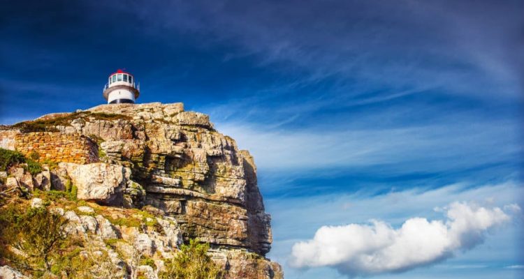 Cape of Good Hope, lighthouse on the south -western point of Africa, travel and tourism concept